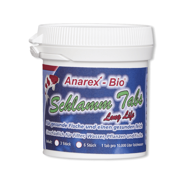 Lengüetas de bacterias de degradación de lodos de estanque con Anarex Bio®