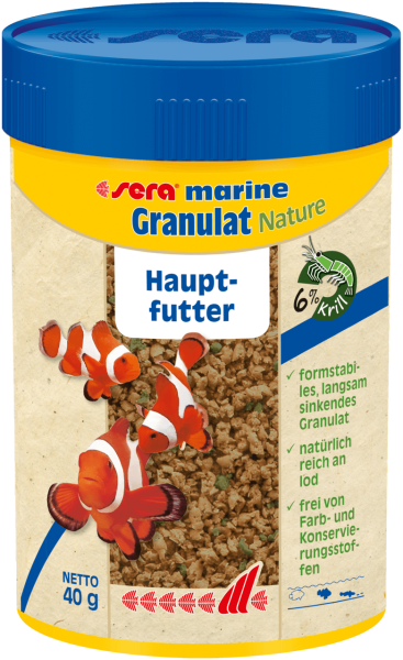 Sera marin Granules Nature Aquarium Food 100 ml