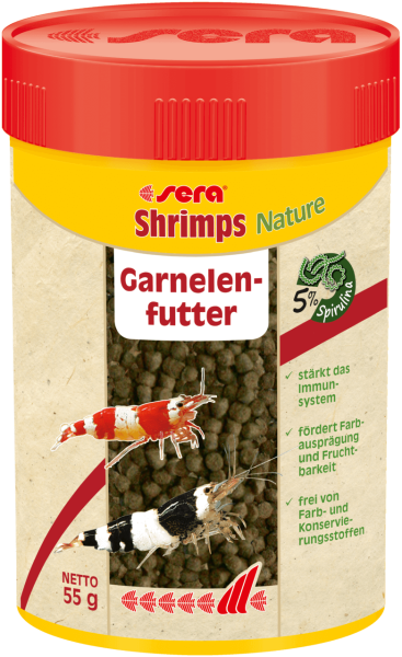 Sera Shrimps Nature Aquarium comida para camarones 55 g