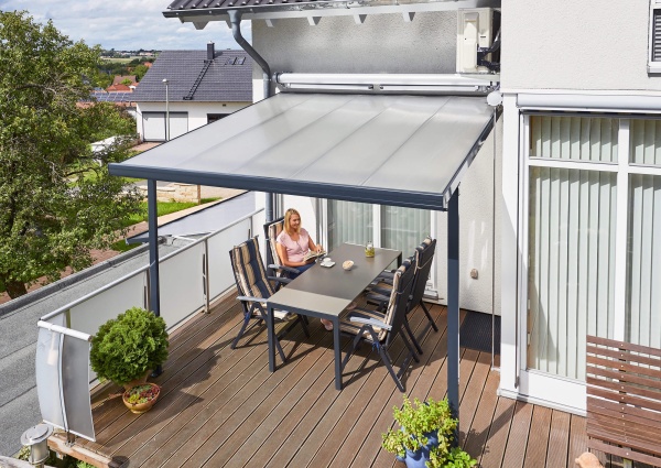 Kit toit terrasse aluminium Gutta 3x3 anthracite