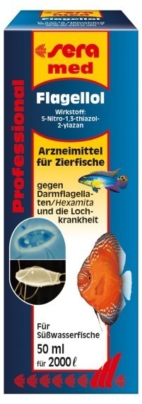 Sera Medicación para peces ornamentales Flagellol med Professional 50 ml