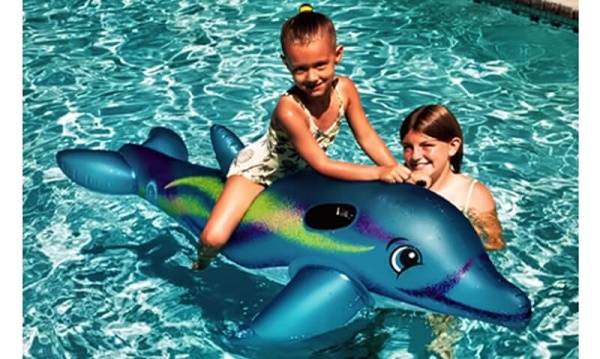 Swimming dolphin inflatable