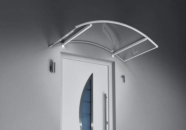Arch canopy with white LED technology