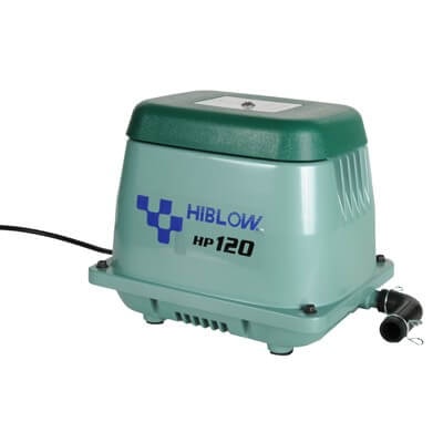 Hiblow professionelle Luftpumpe zur Teichbelüftung HP-120