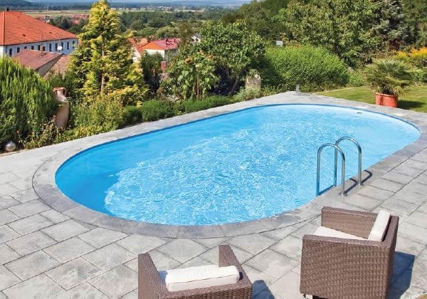 MTH swimming pool oval pool set Sunny