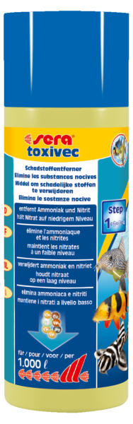 Sera Aquarium water care products toxivec