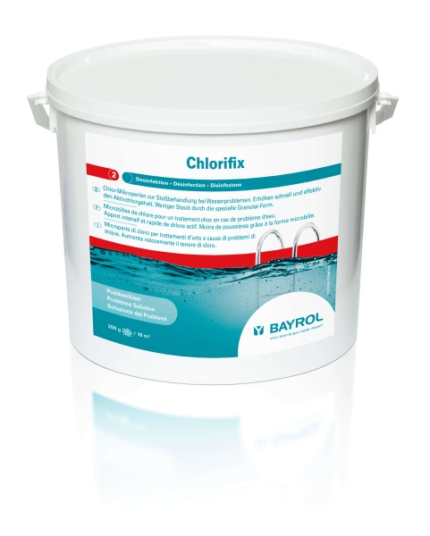 Bayrol Chlorifix chlorine granules pool water treatment in the pool shop offer
