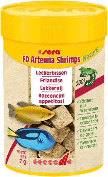 Sera FD Artemia Shrimps Nature alimento para acuarios