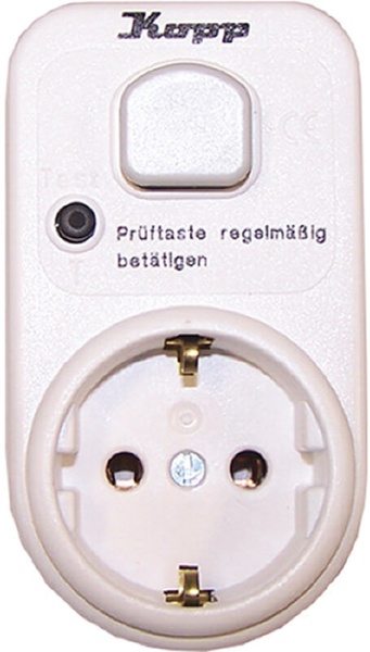 Electronic leakage circuit breaker