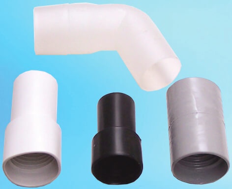 Swimming pool suction hose threaded sleeves and coupling