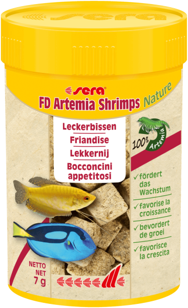 Sera FD Artemia Shrimps Nature Aquariumfutter 100ml