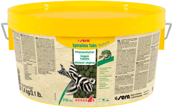 Sera Spirulina Tabs Nature plant food 1.4 kg