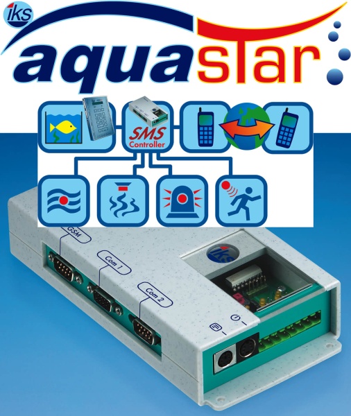 Iks Aquastar remote monitoring system via SMS