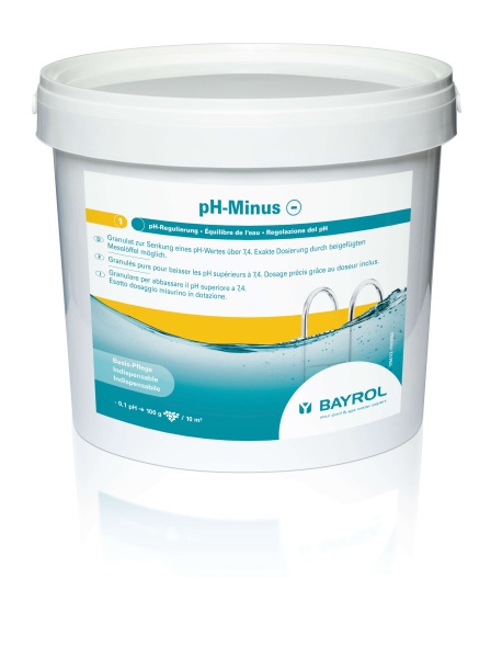 Bayrol pH-moins granules pH eau de piscine