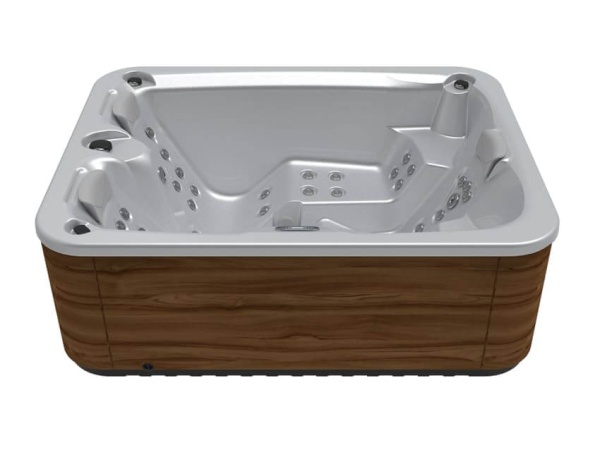 Aquavia SPA Whirlpool Touch - tub color silver - exterior paneling walnut