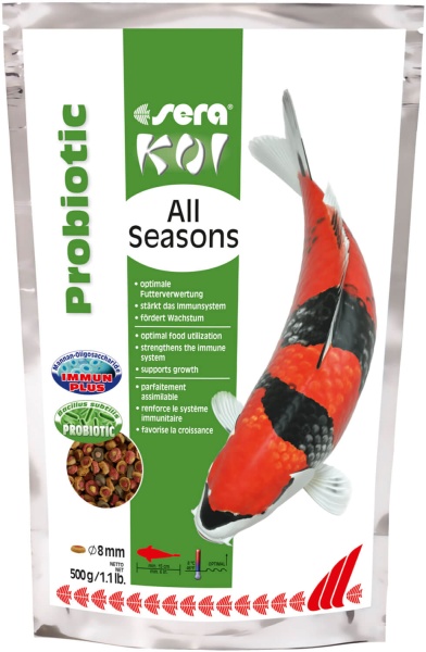 Nourriture Probiotique pour Koi Sera Koi All Seasons