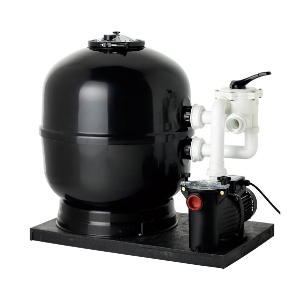 Sand filter system Vienna with pool pump in black