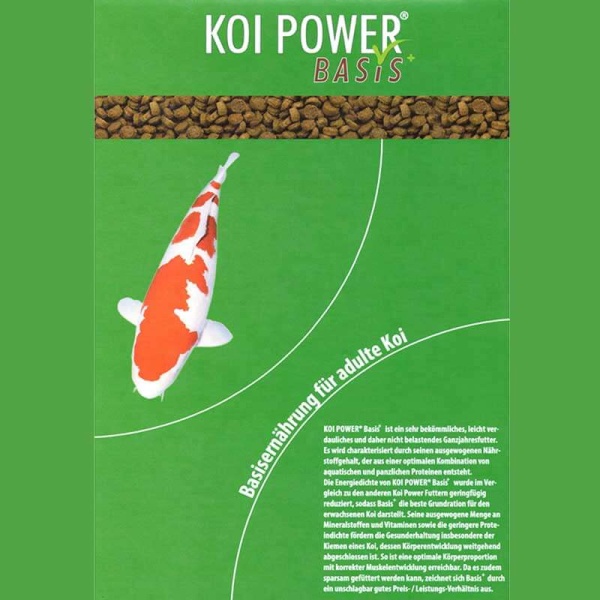 Koi Power Basis+ Nourriture pour koi