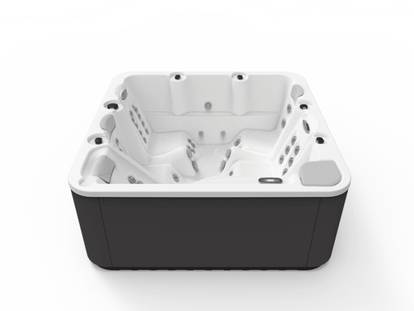 Aquavia SPA Whirlpool Aqualife 7 - couleur baignoire blanc - lambris extérieur graphite