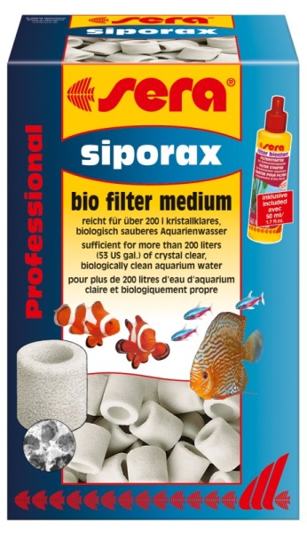 Sera siporax aquarium filter medium