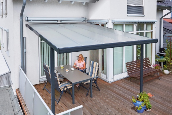 Kit aluminium toit terrasse Gutta 3x4_anthracite