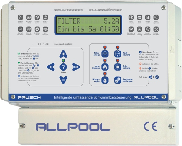 control de la piscina Allpool Pausch
