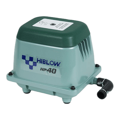 Hiblow professionelle Luftpumpe zur Teichbelüftung HP-40