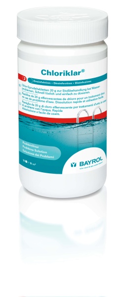 Bayrol Chloriklar Cloro tabletas Agua de la piscina barato ahora en la tienda de la piscina