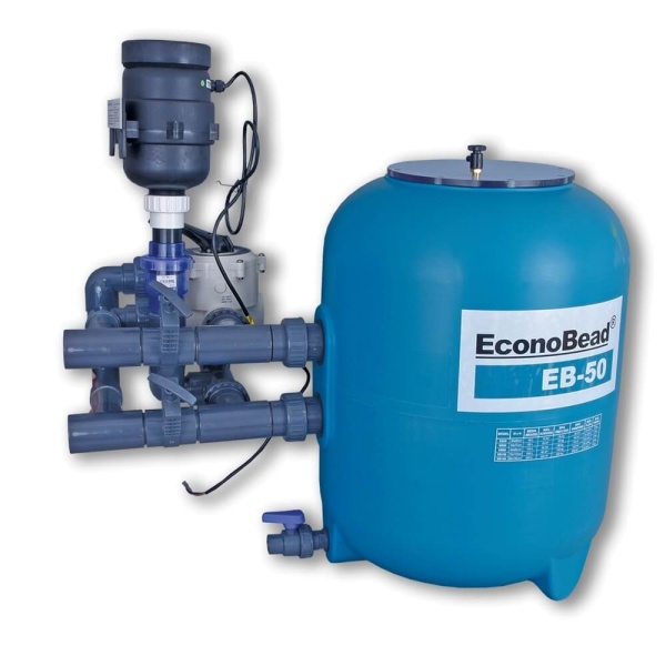 Aquaforte EconoBead Filter EB-60 bead filter with bypass Similar to illustration
