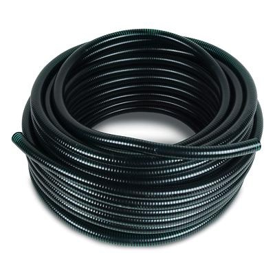 Installation of high quality hose for koi pond or swimming pond