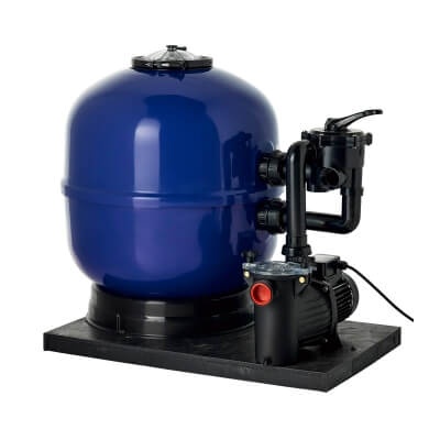 Sand filter system Vienna with pool pump in the color blue