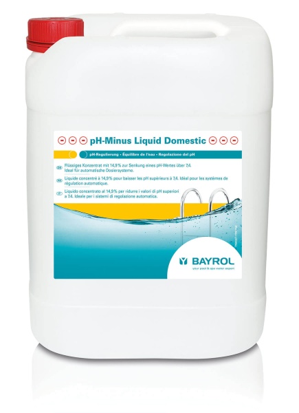 Bayrol pH-Minus líquido 20 litros para el sistema de dosificación de la piscina cuidado del agua de la piscina