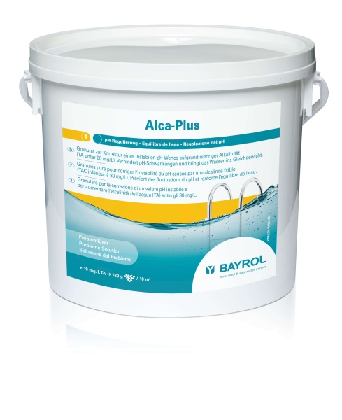 Bayrol Alca Plus stable pH pool water treatment