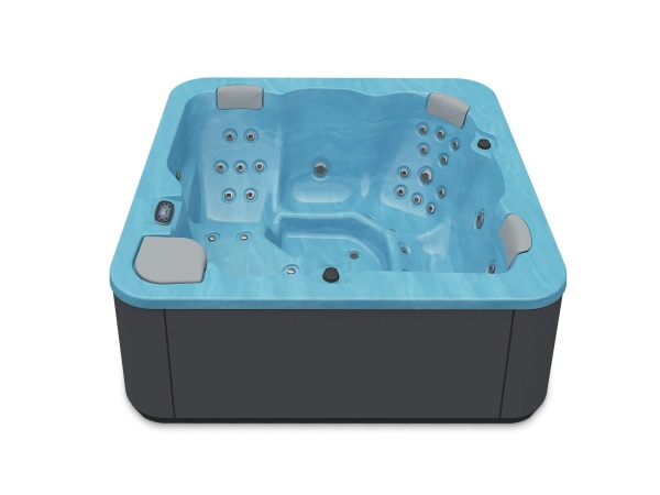 Aquavia SPA Whirlpool Aqualife 5 - couleur de la baignoire Blue Marple - revêtement extérieur graphite