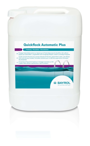 Quickflock automática Plus Tratamiento de Aguas piscina