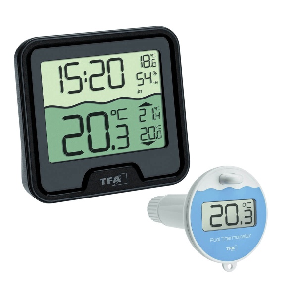 Wireless pool thermometer