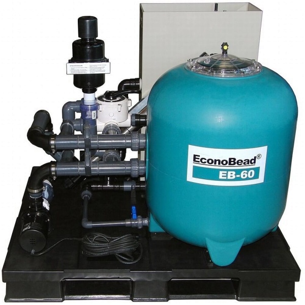 Aquaforte EconoBead EB-60 sistema completo de filtro de perlas