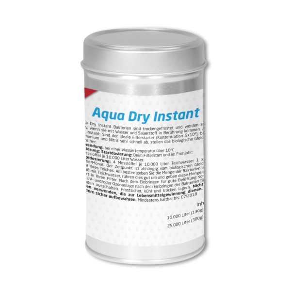Aqua Dry Instant estanque de bacterias de filtro 130g