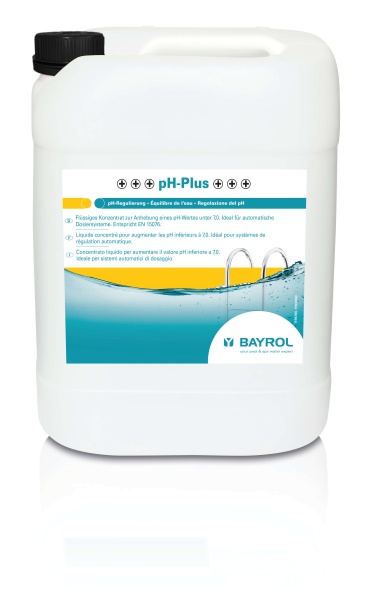 Bayrol pH-Plus liquide 25 kg pour système de dosage de piscine traitement de l'eau de piscine