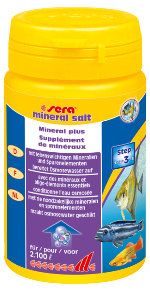 Sera Aquarium mineral salt water care 105 g