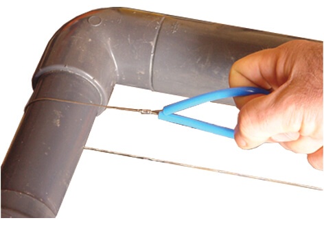 PVC pipe wire saw