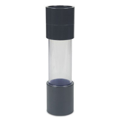 PVC pipe sight glass with glue socket 63 mm
