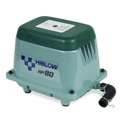 Hiblow professionelle Luftpumpe zur Teichbelüftung HP-80