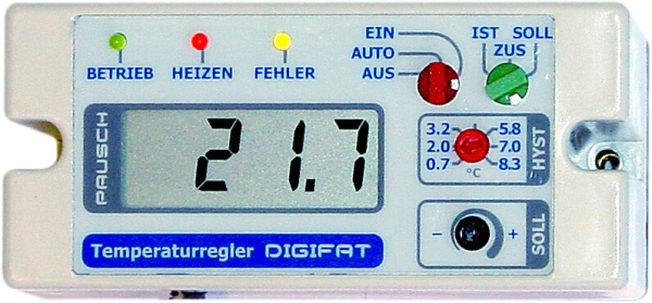 Controlador de temperatura estándar Ctk + Digifat