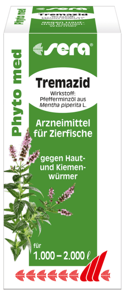Sera Phyto med Tremazid herbal medicine for ornamental fish 100 ml