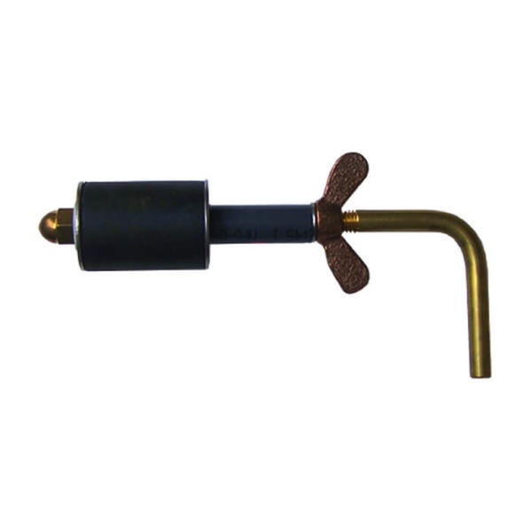 Pipeline press-off plug with hook